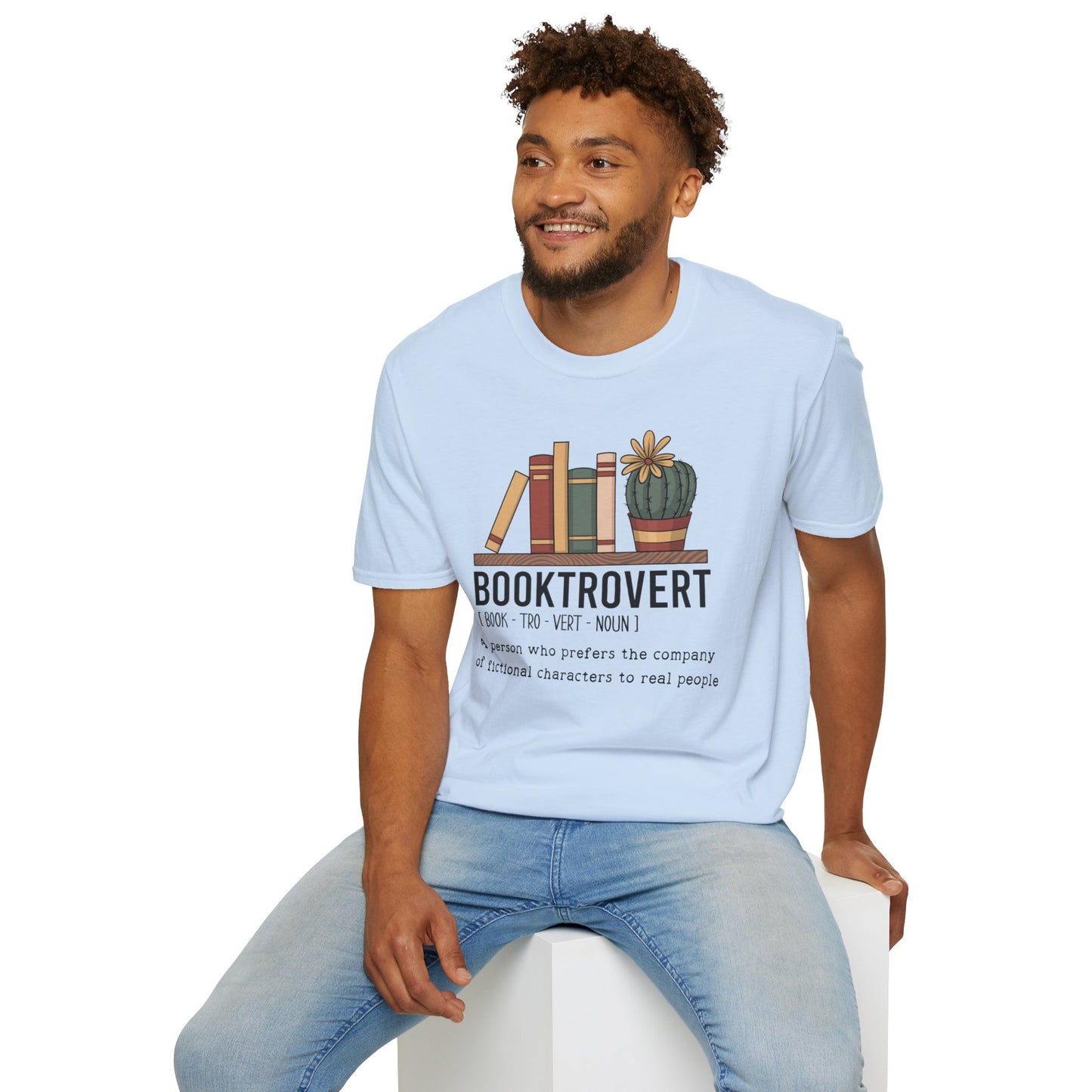 Booktrovert Books Cactus T-Shirt