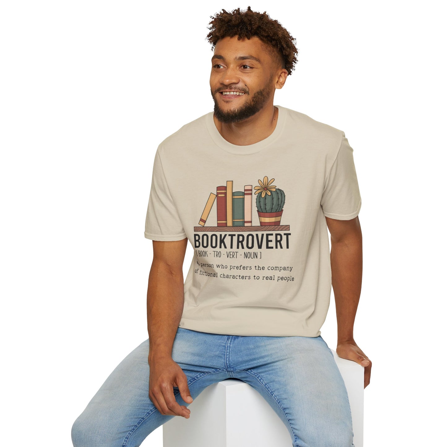 Booktrovert Books Cactus T-Shirt