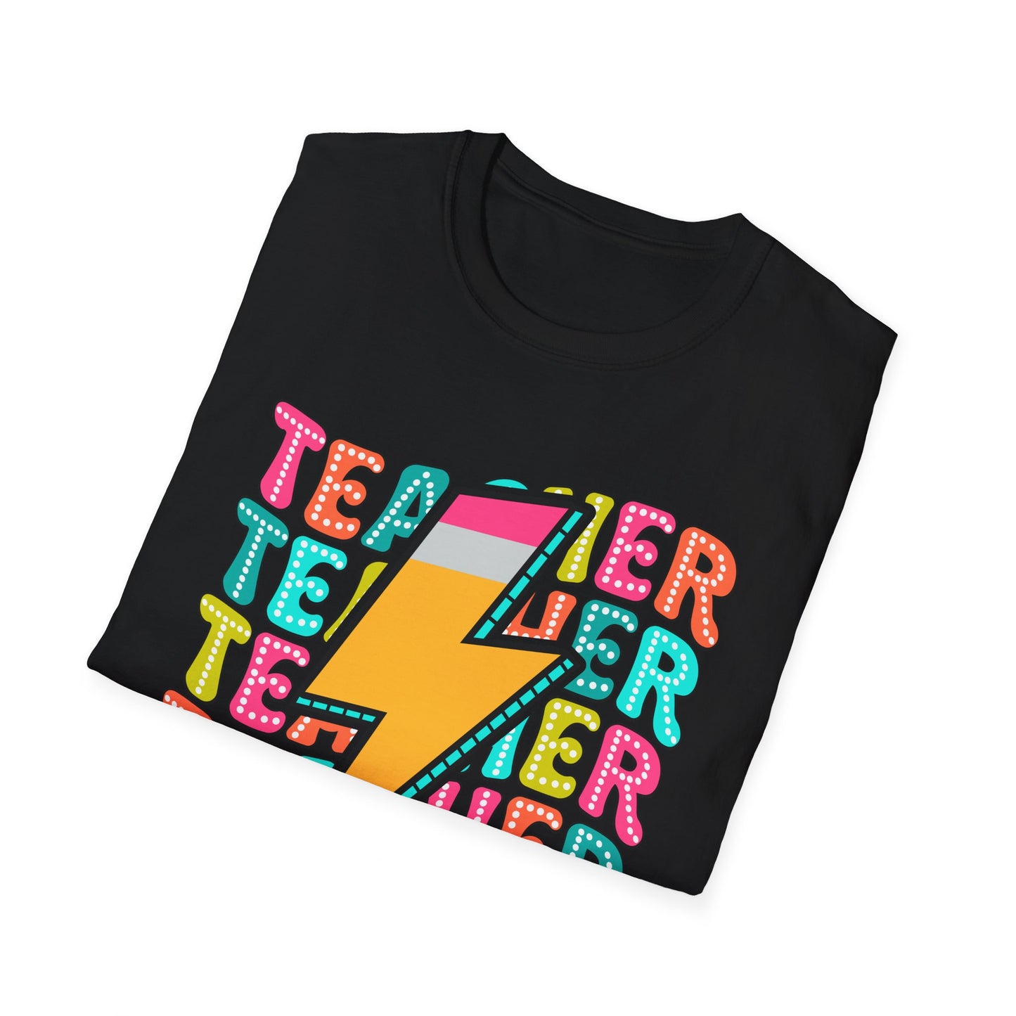 Teacher Pencil Bolt T-Shirt