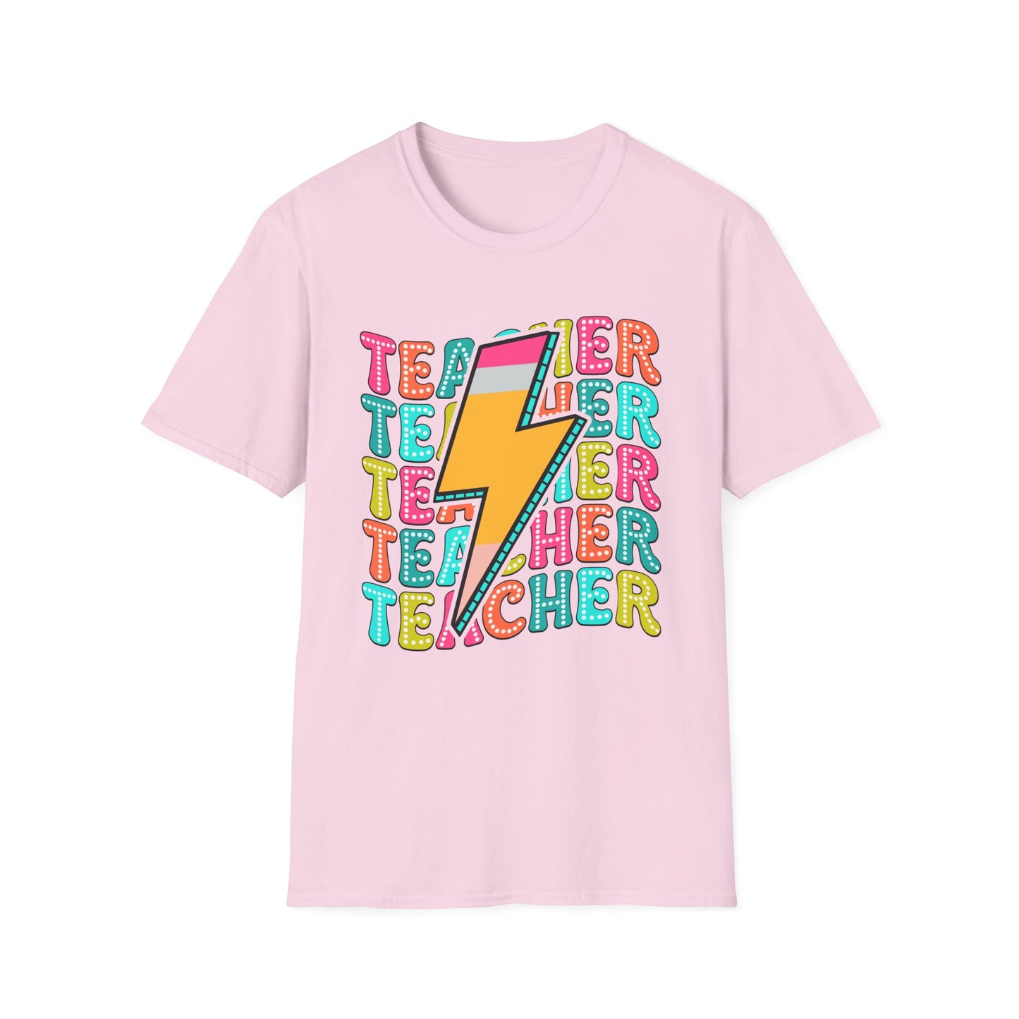 Teacher Pencil Bolt T-Shirt