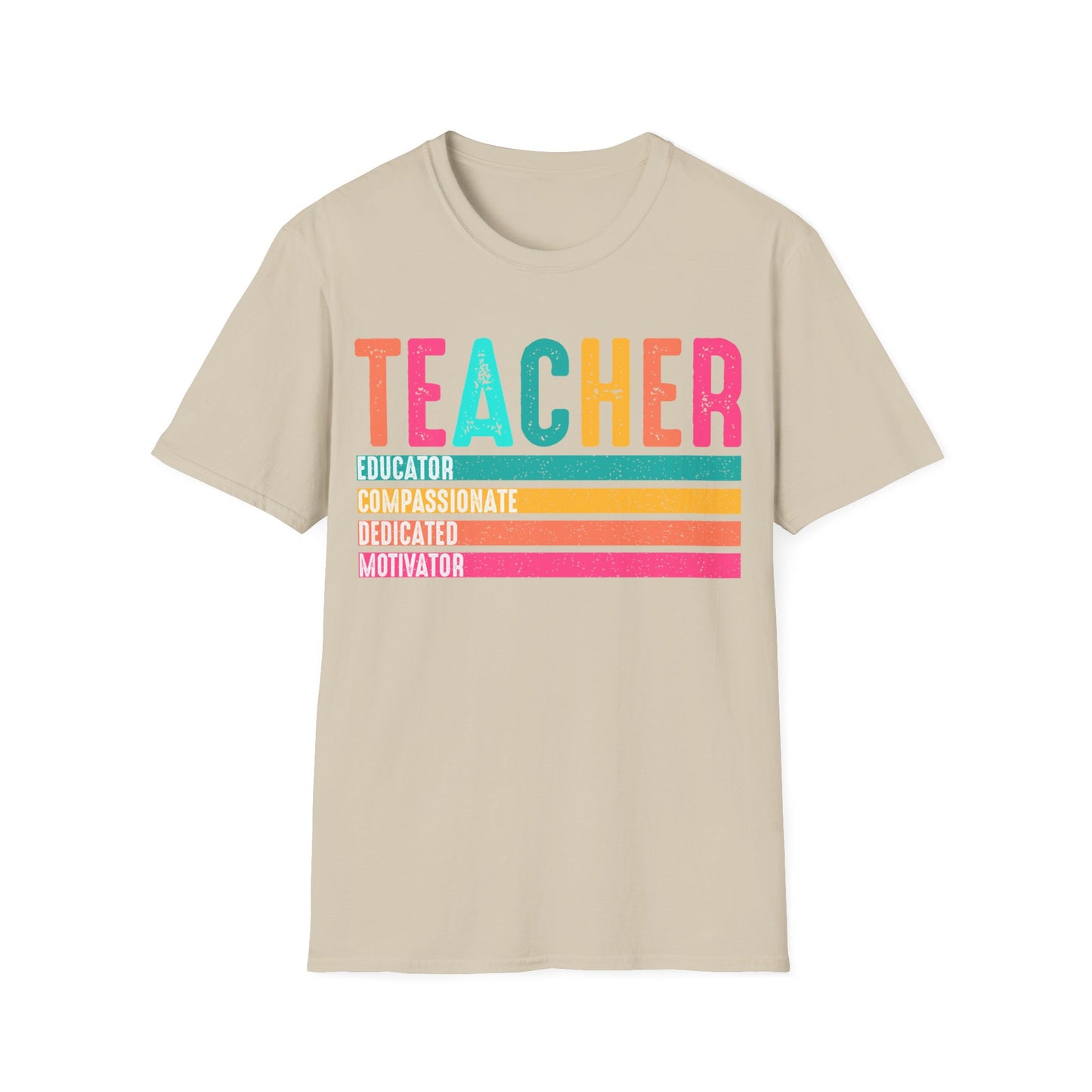 Teacher Educator Compassionate Dedicated Motivator T-Shirt