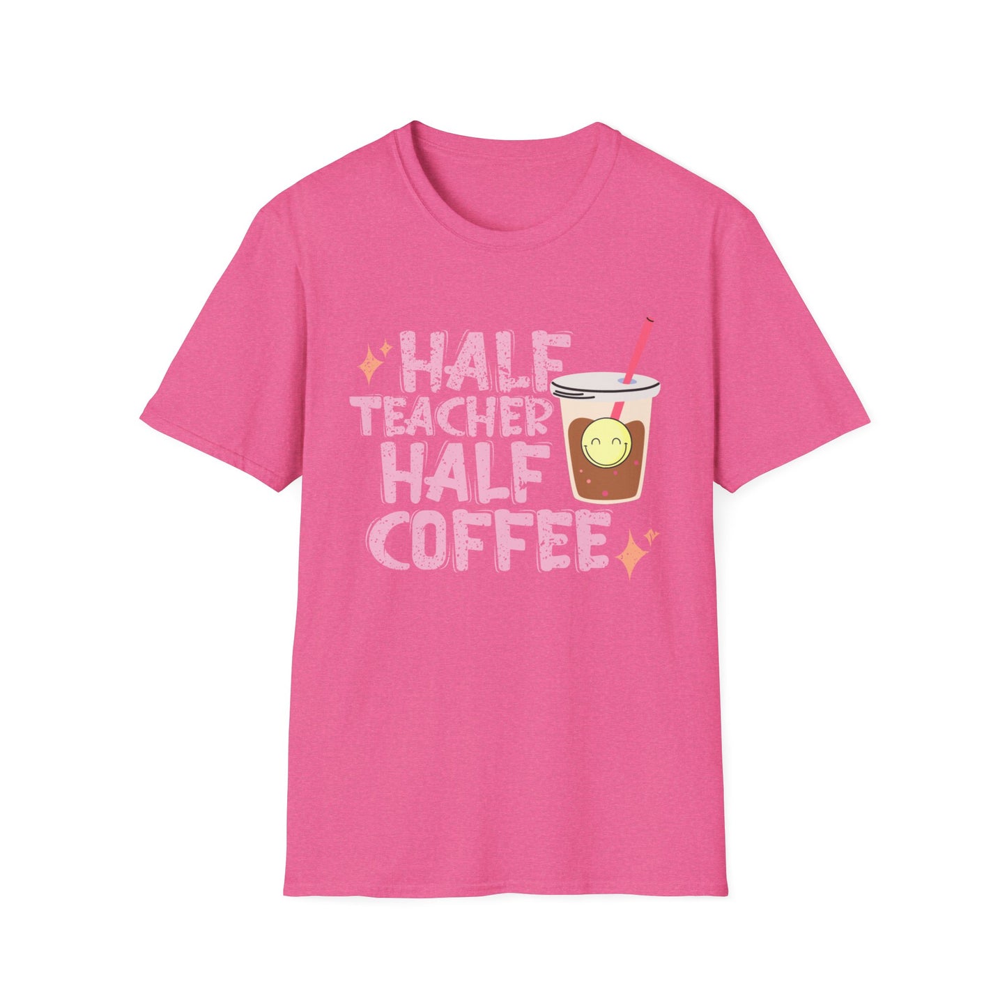 Half Teacher Half Coffee T-Shirt