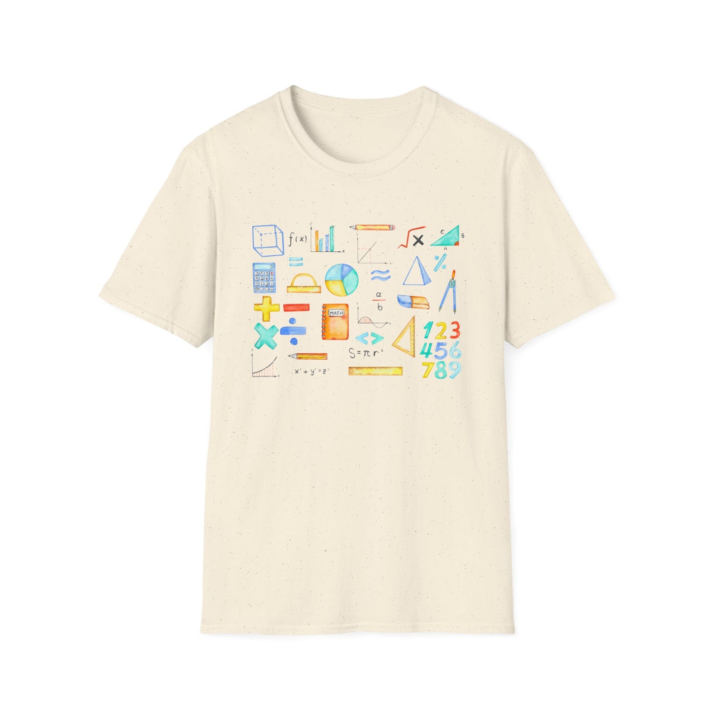 Math Watercolor Symbols T-Shirt