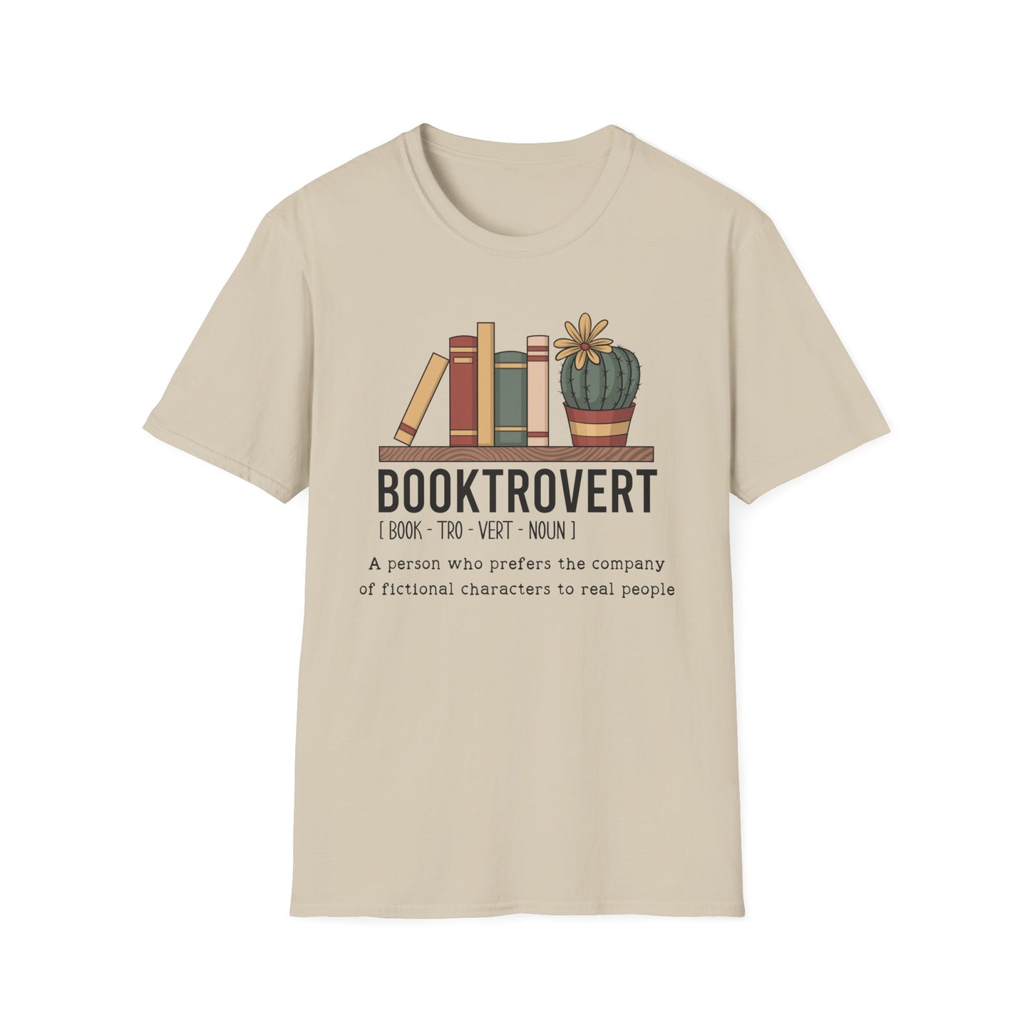 Booktrovert Books Cactus T-Shirt