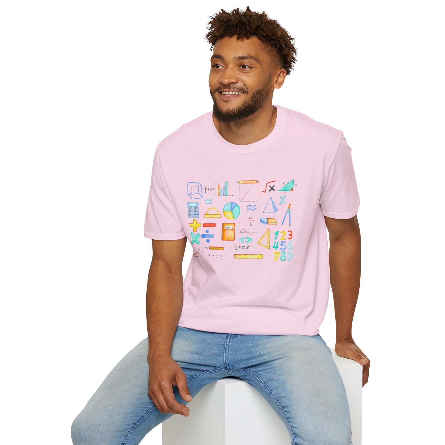 Math Watercolor Symbols T-Shirt