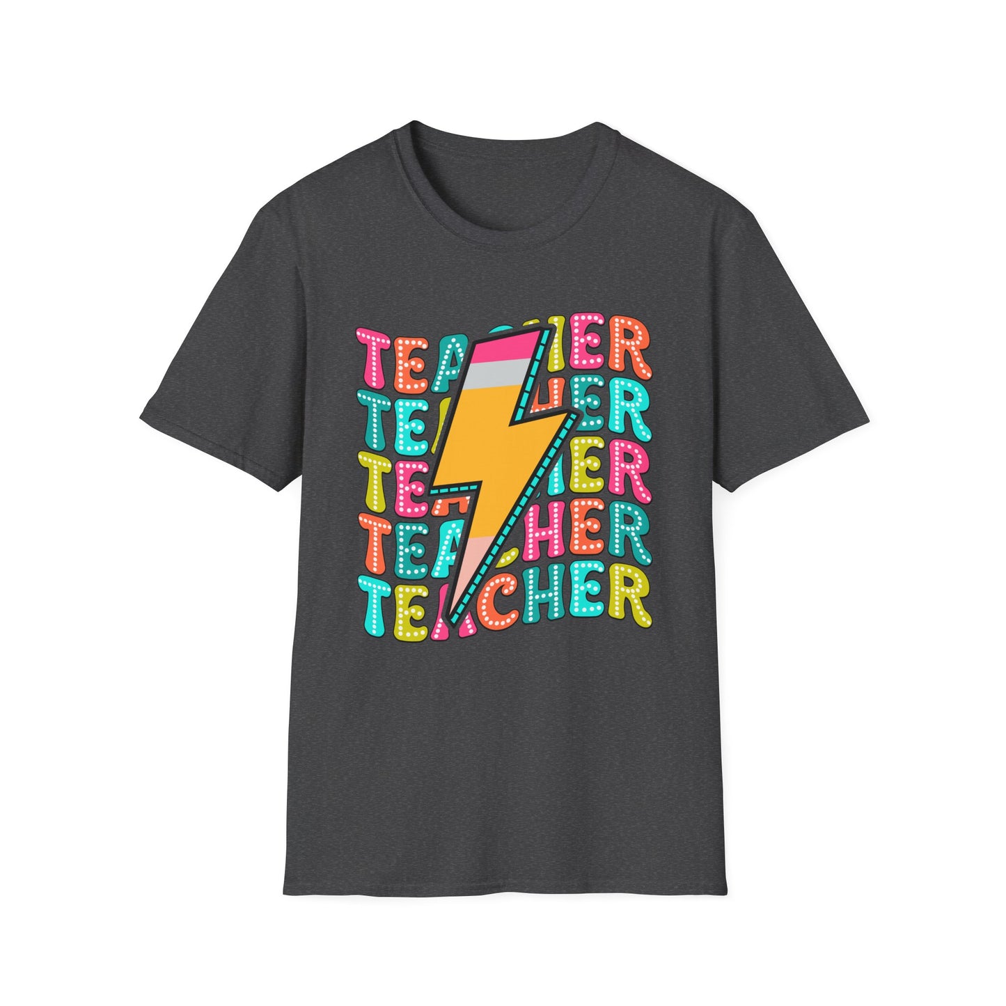 Teacher Pencil Bolt T-Shirt