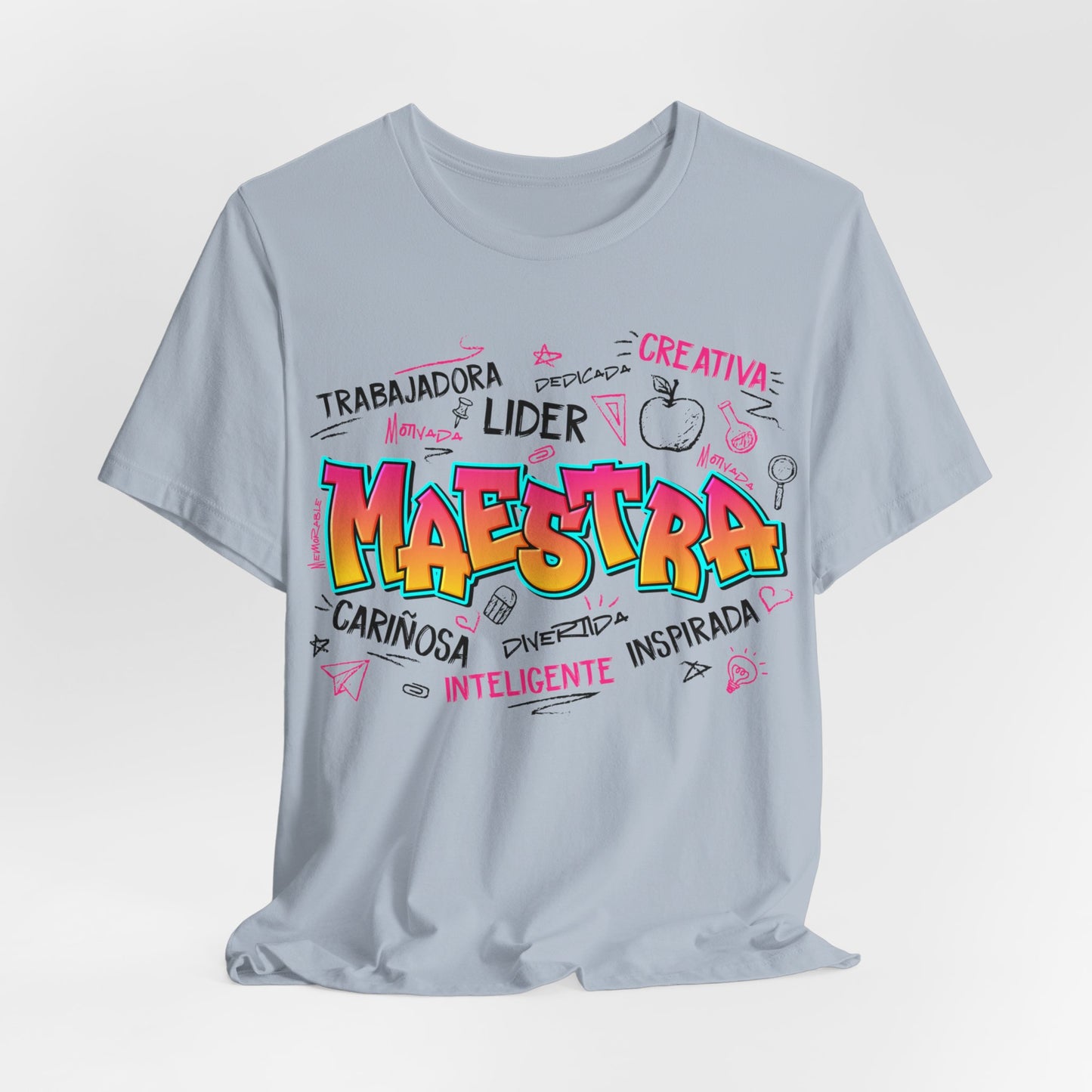 Maestra Graffiti Black Font T-Shirt