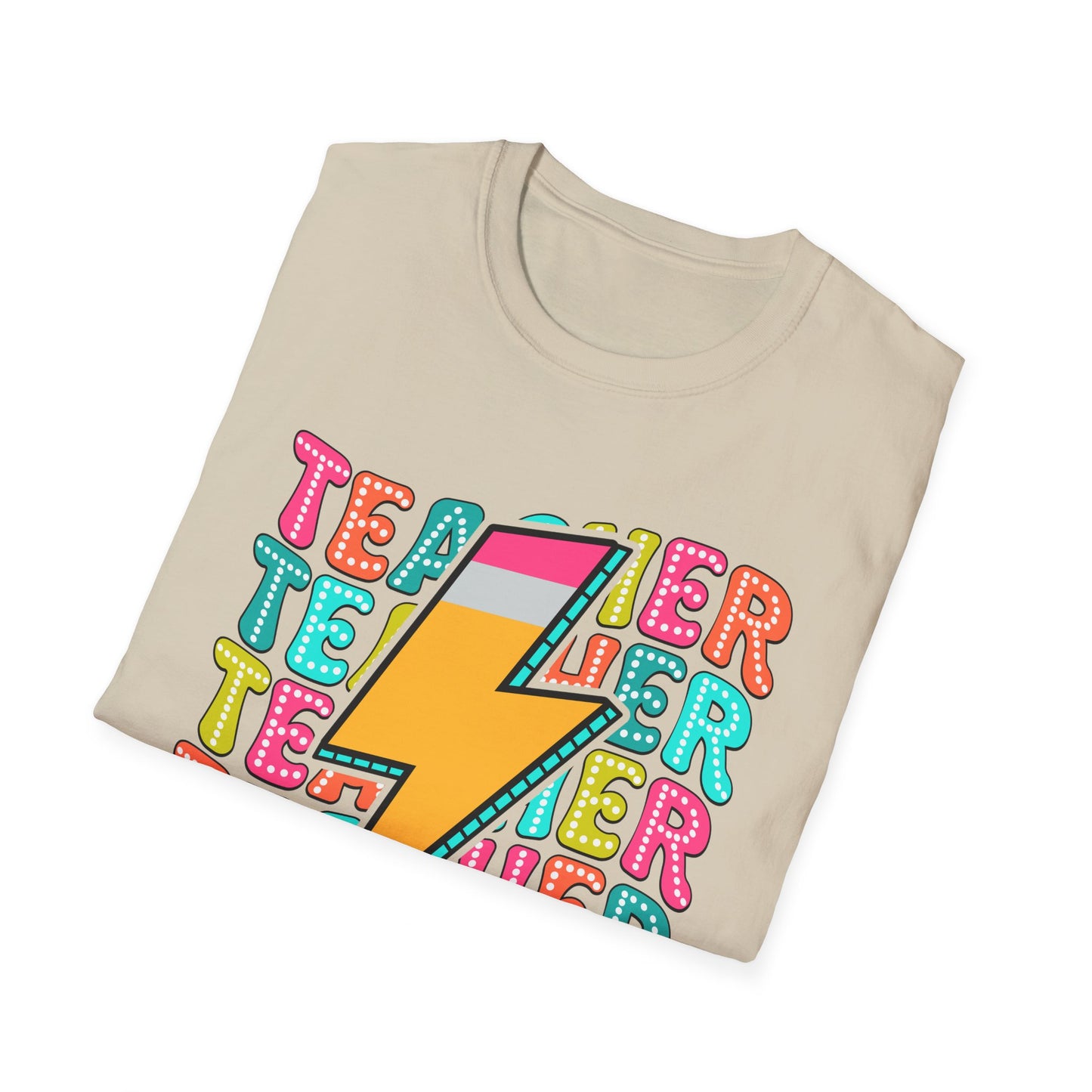 Teacher Pencil Bolt T-Shirt