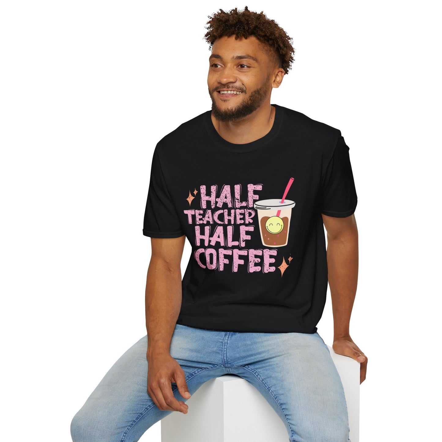 Half Teacher Half Coffee T-Shirt