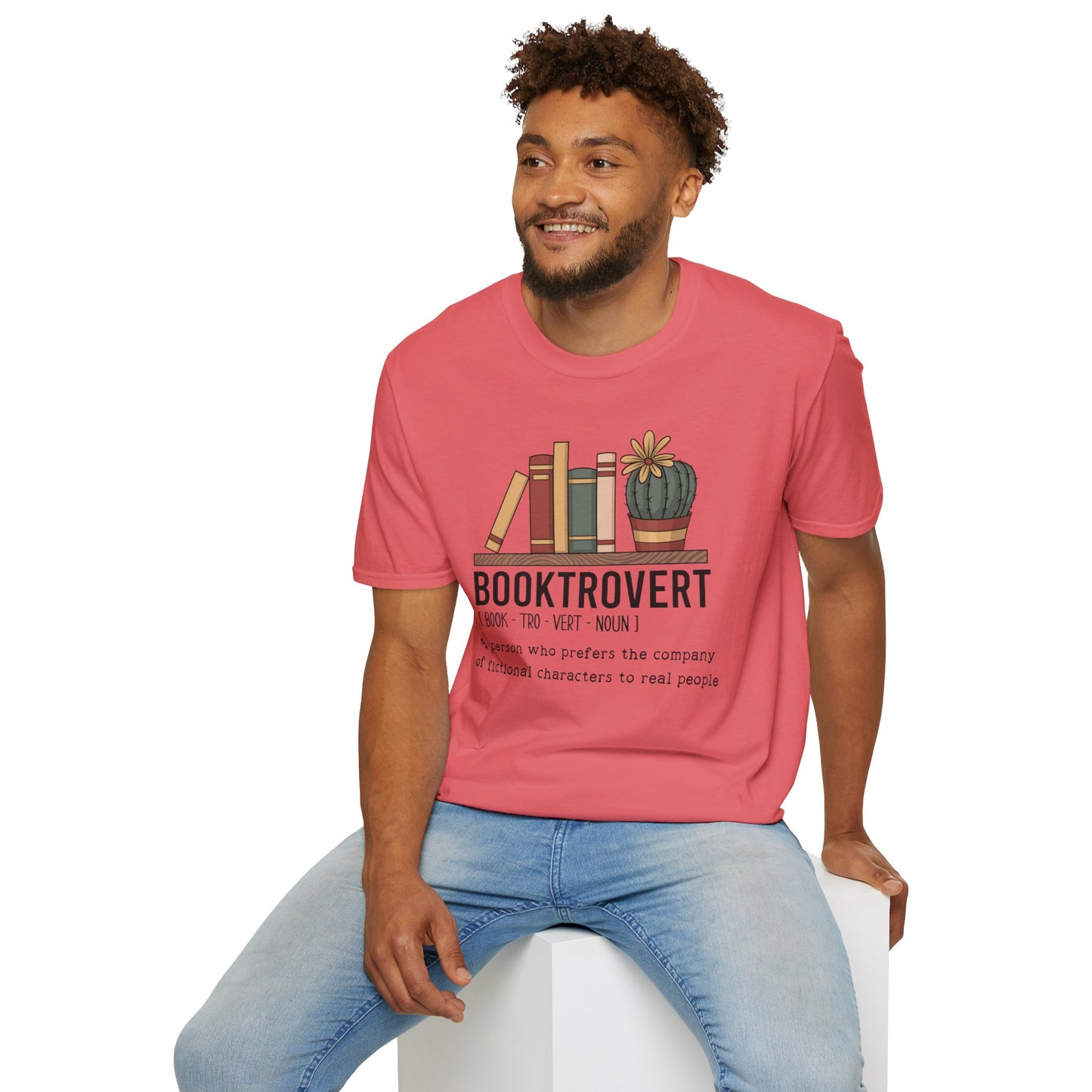 Booktrovert Books Cactus T-Shirt