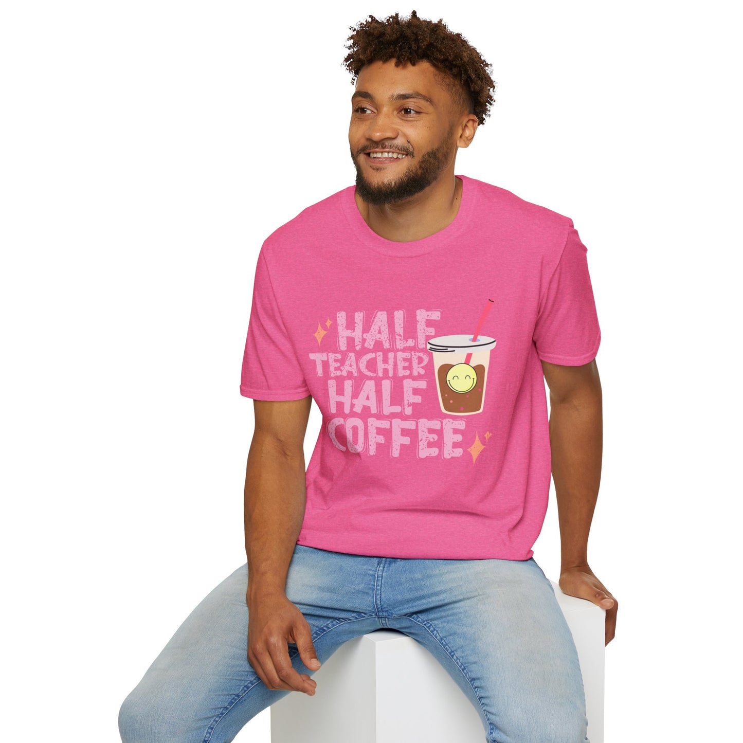 Half Teacher Half Coffee T-Shirt