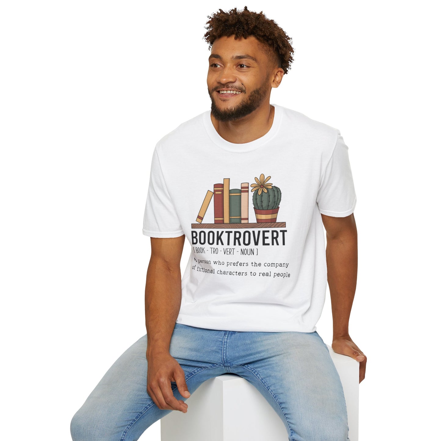 Booktrovert Books Cactus T-Shirt