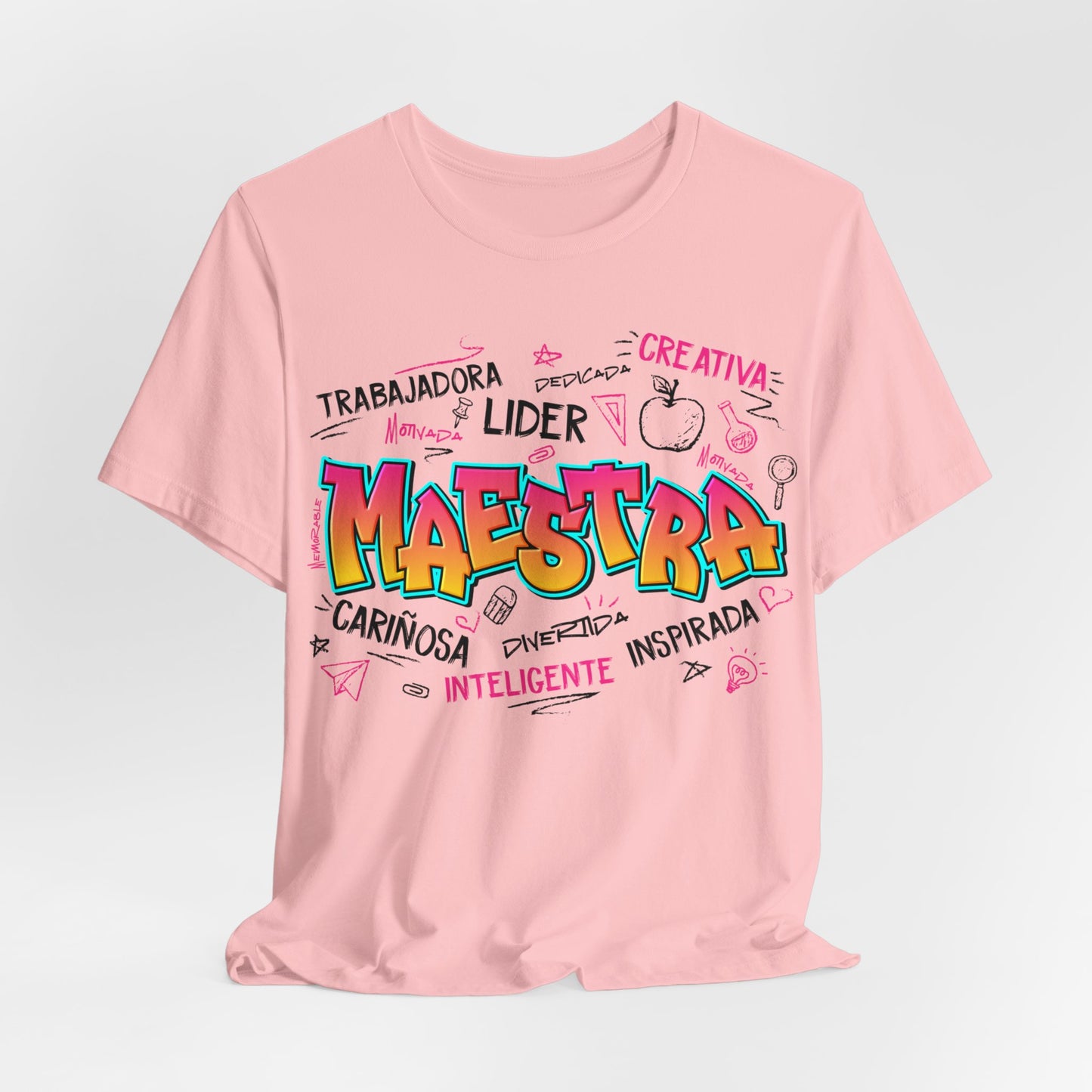 Maestra Graffiti Black Font T-Shirt