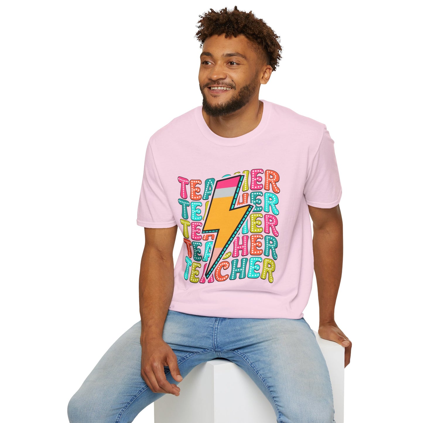 Teacher Pencil Bolt T-Shirt