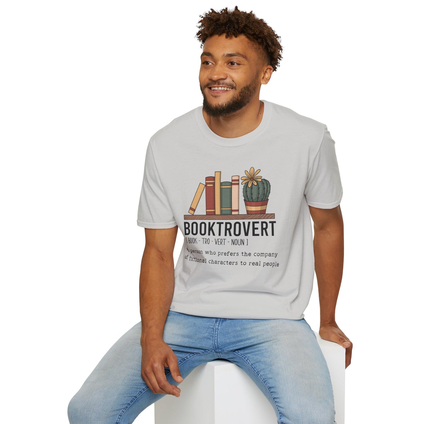 Booktrovert Books Cactus T-Shirt