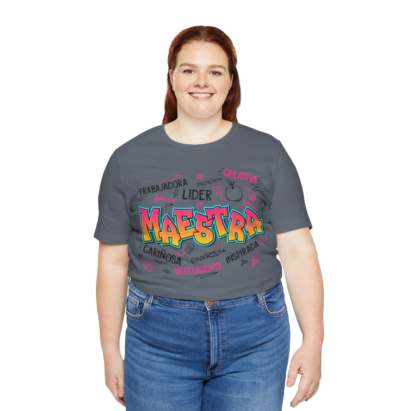 Maestra Graffiti Black Font T-Shirt