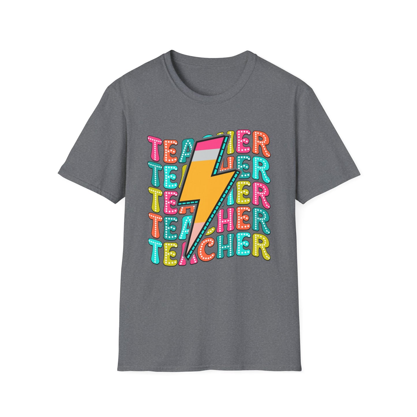 Teacher Pencil Bolt T-Shirt