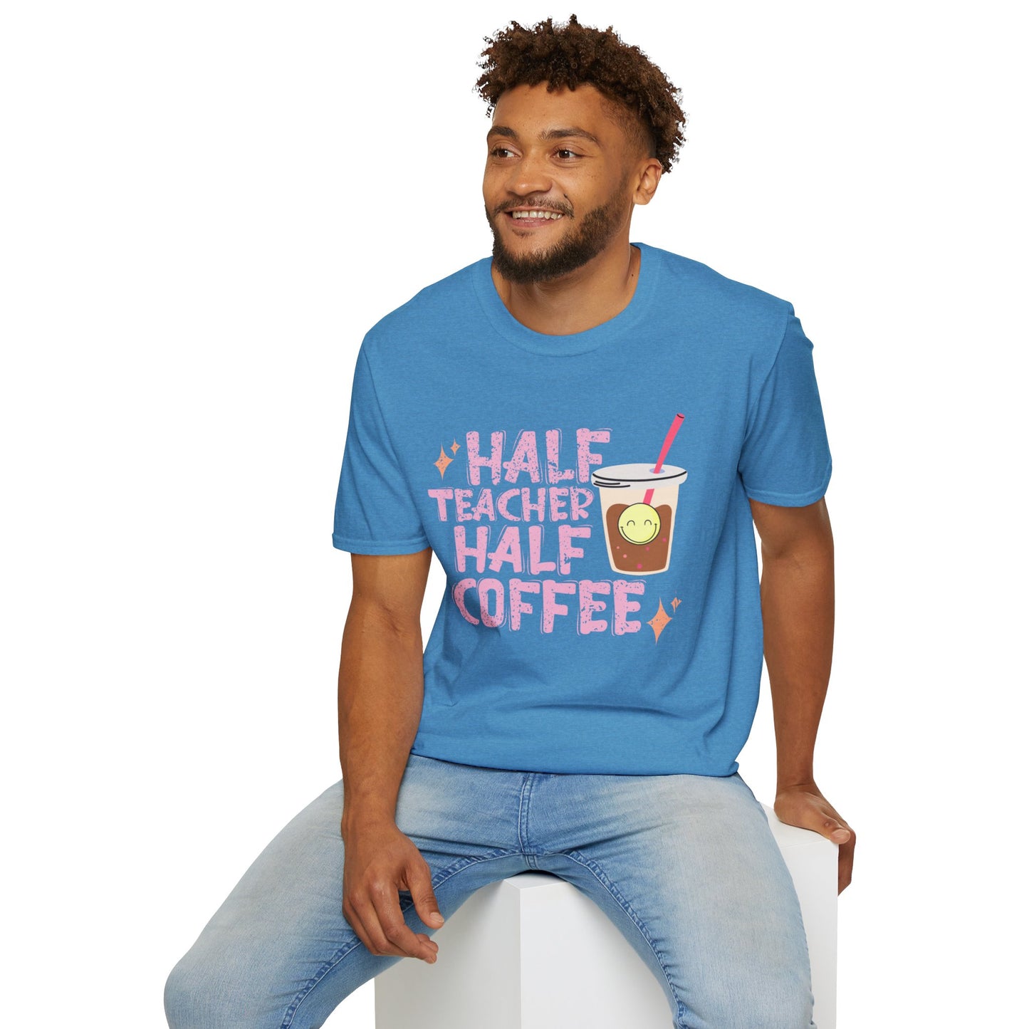 Half Teacher Half Coffee T-Shirt