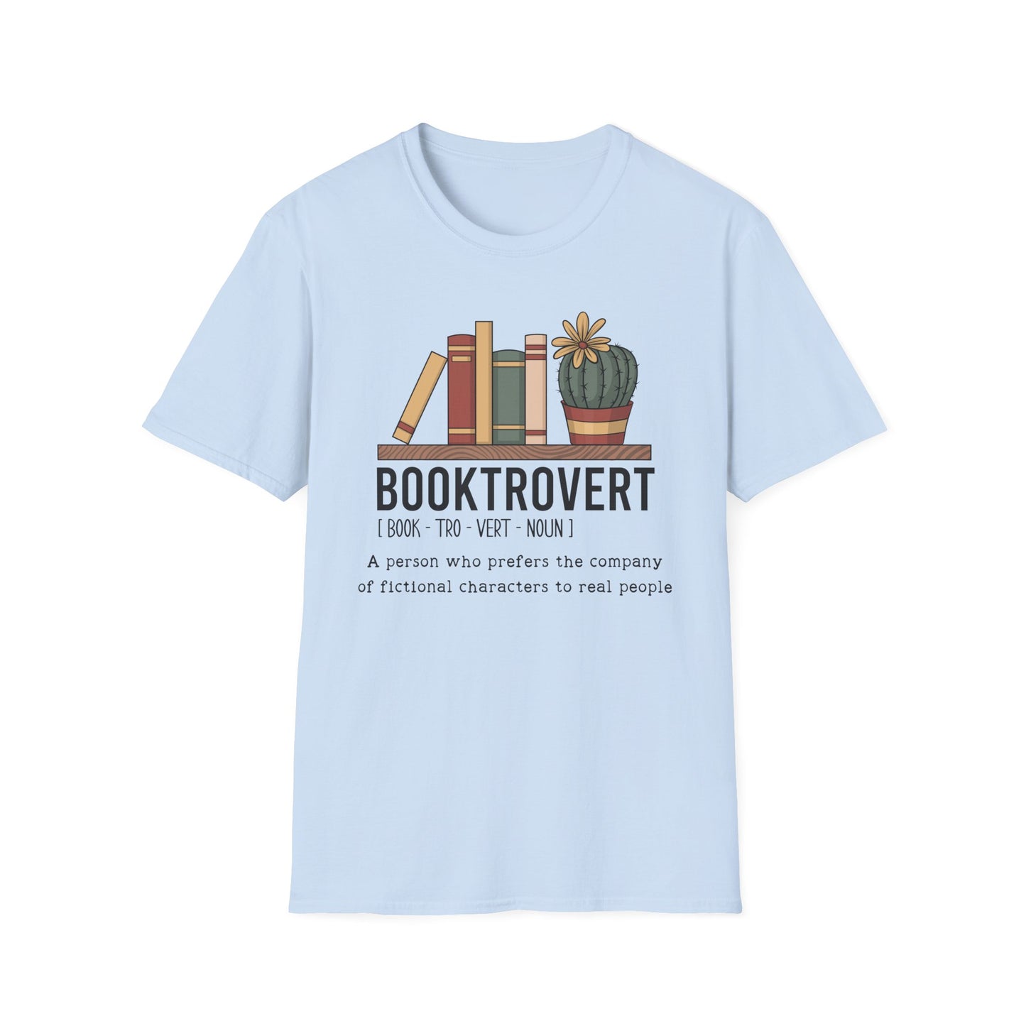 Booktrovert Books Cactus T-Shirt