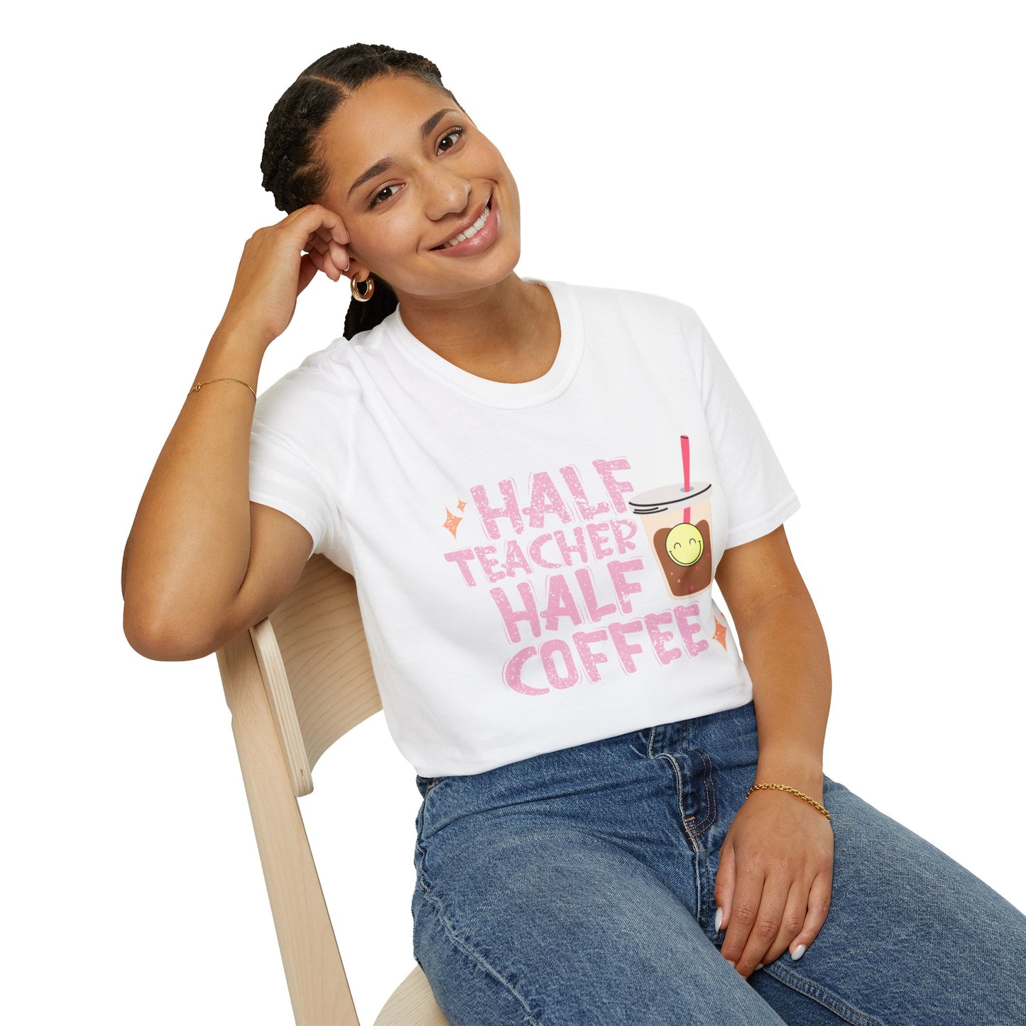 Half Teacher Half Coffee T-Shirt