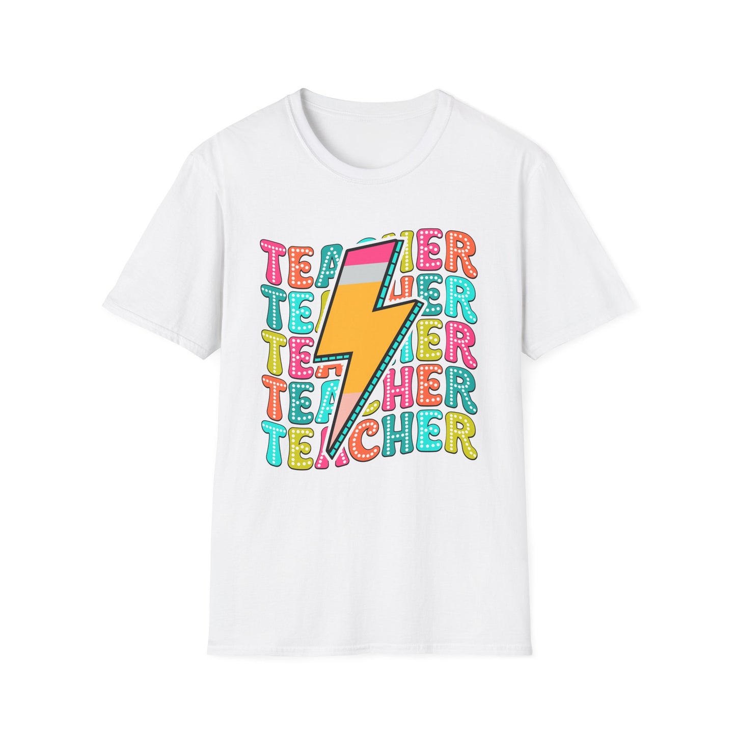 Teacher Pencil Bolt T-Shirt