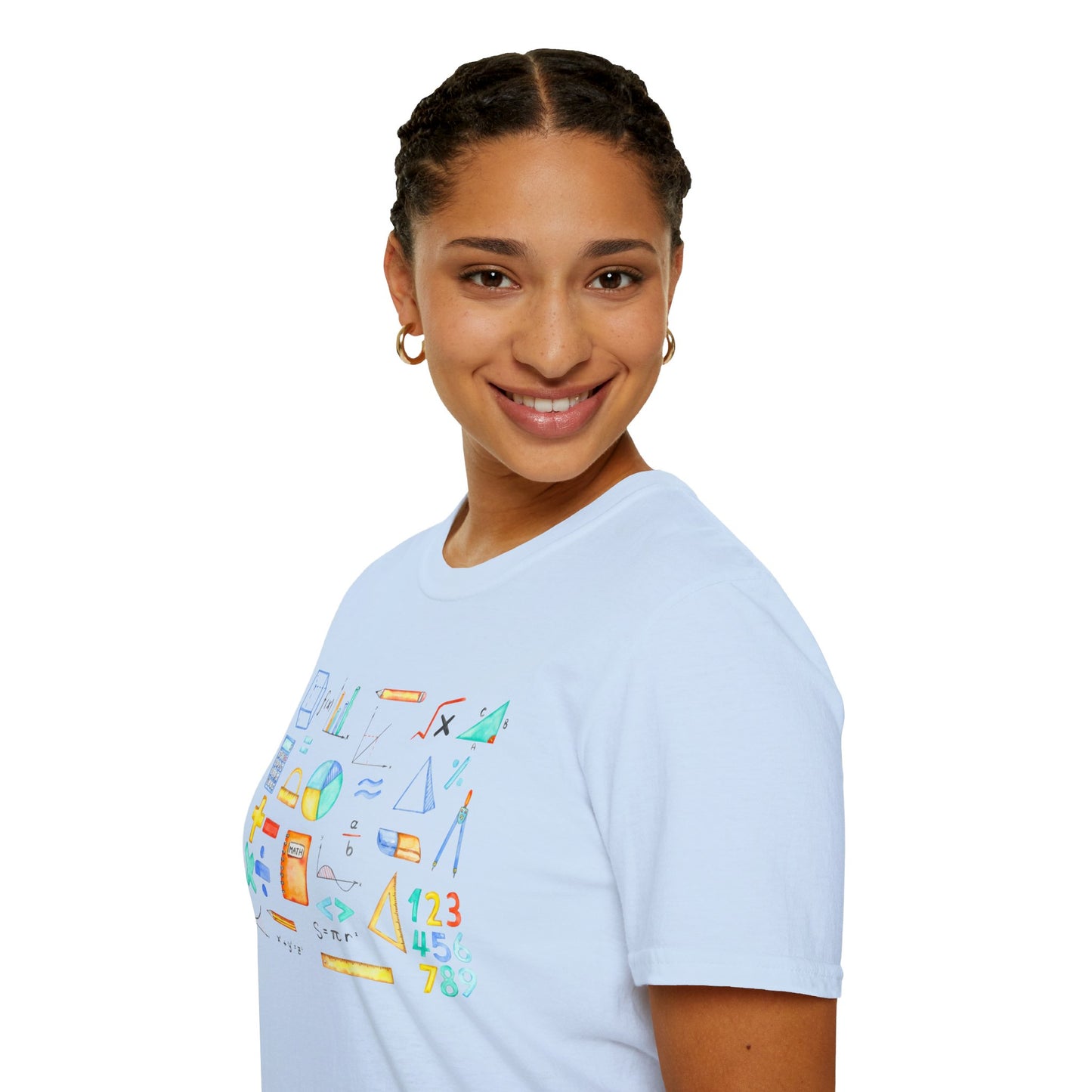 Math Watercolor Symbols T-Shirt