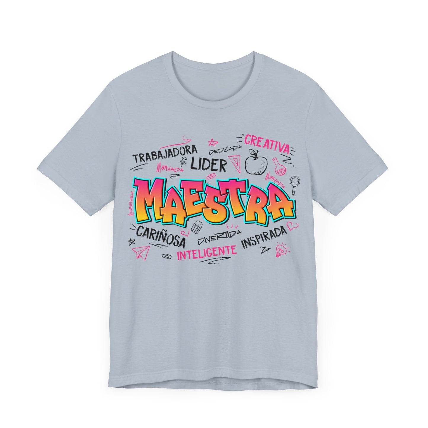 Maestra Graffiti Black Font T-Shirt