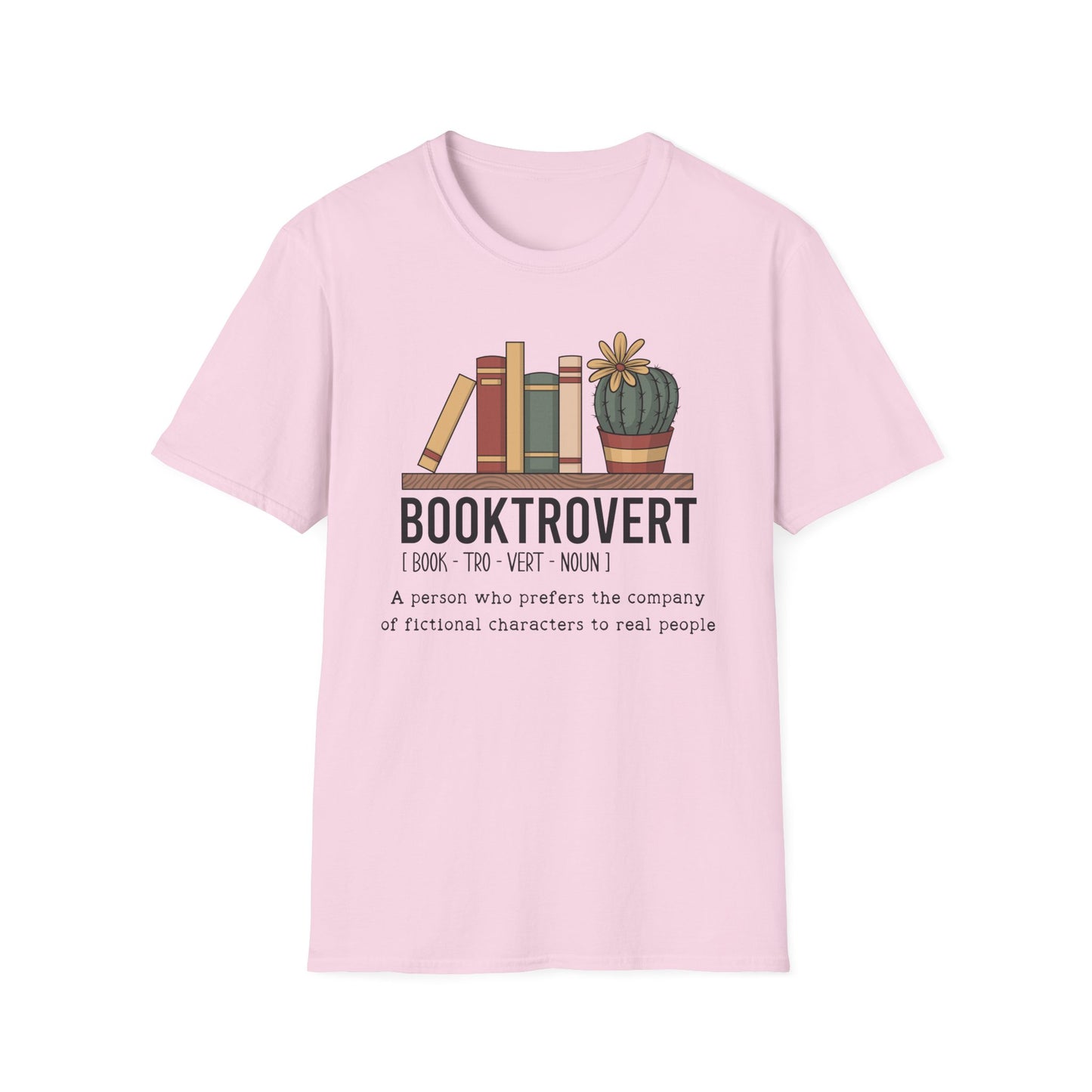 Booktrovert Books Cactus T-Shirt