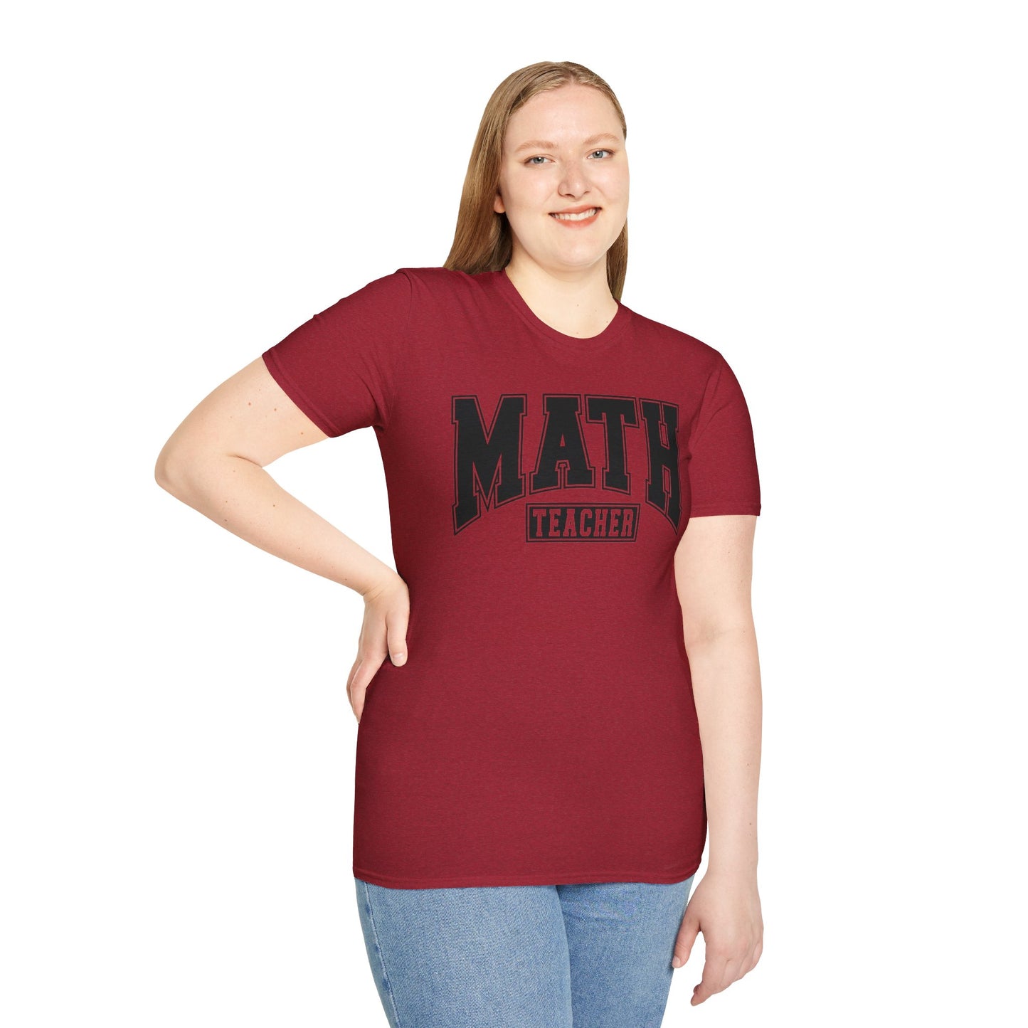 Math Varsity Letters T-Shirt