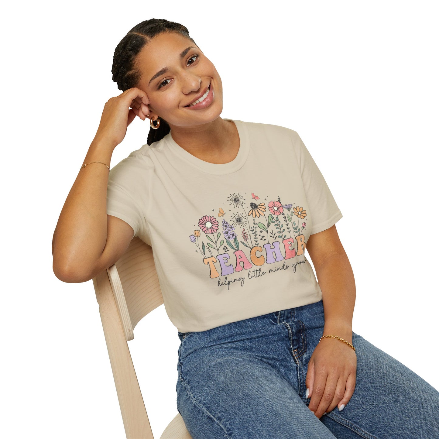 Helping Little Minds Grow Flowers T-Shirt