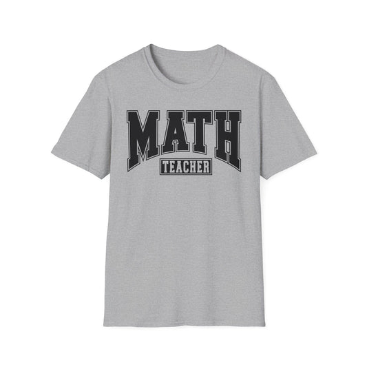 Math Varsity Letters T-Shirt