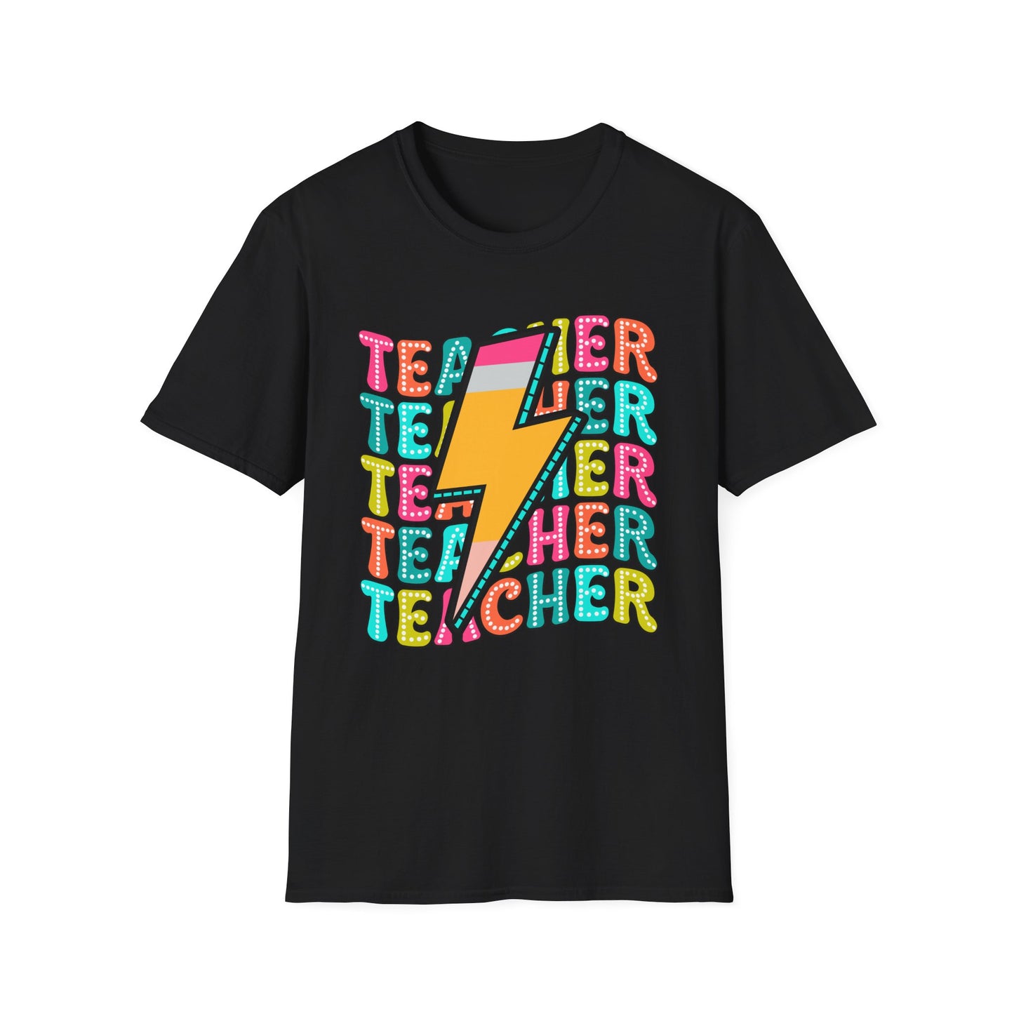 Teacher Pencil Bolt T-Shirt