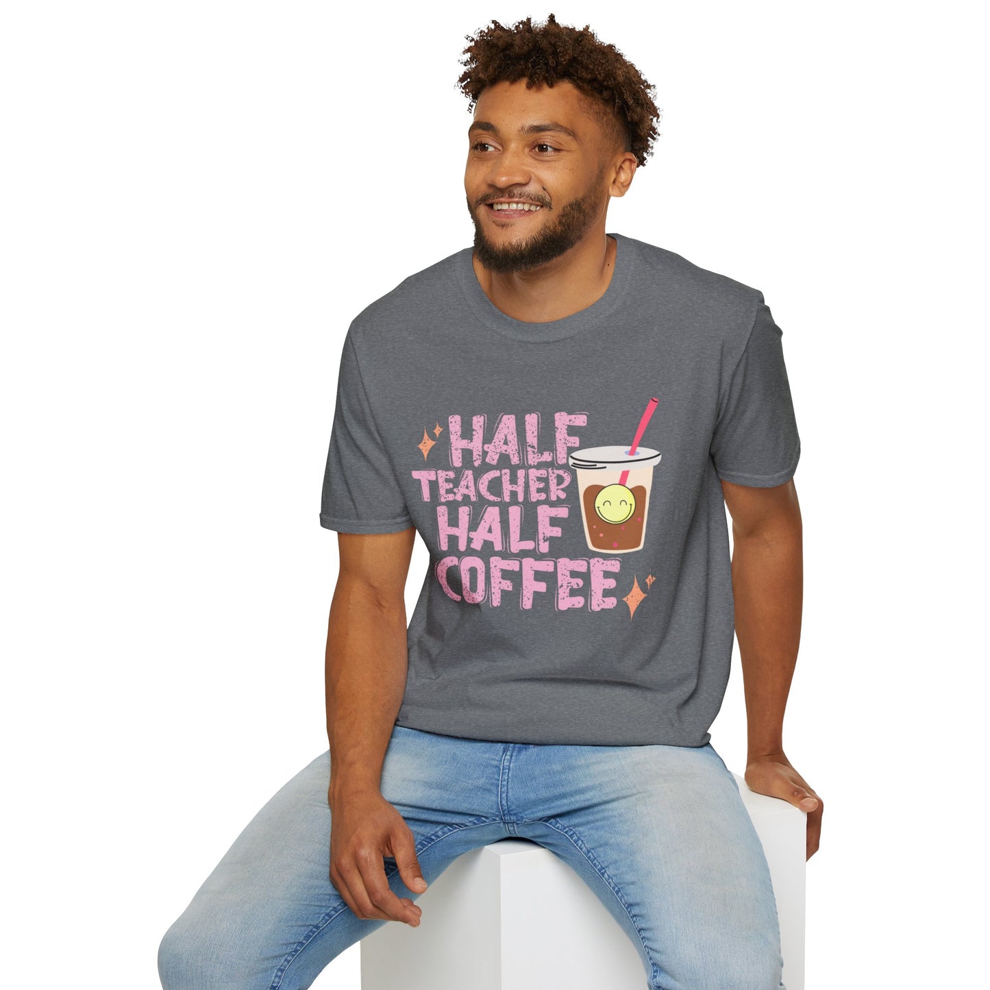 Half Teacher Half Coffee T-Shirt