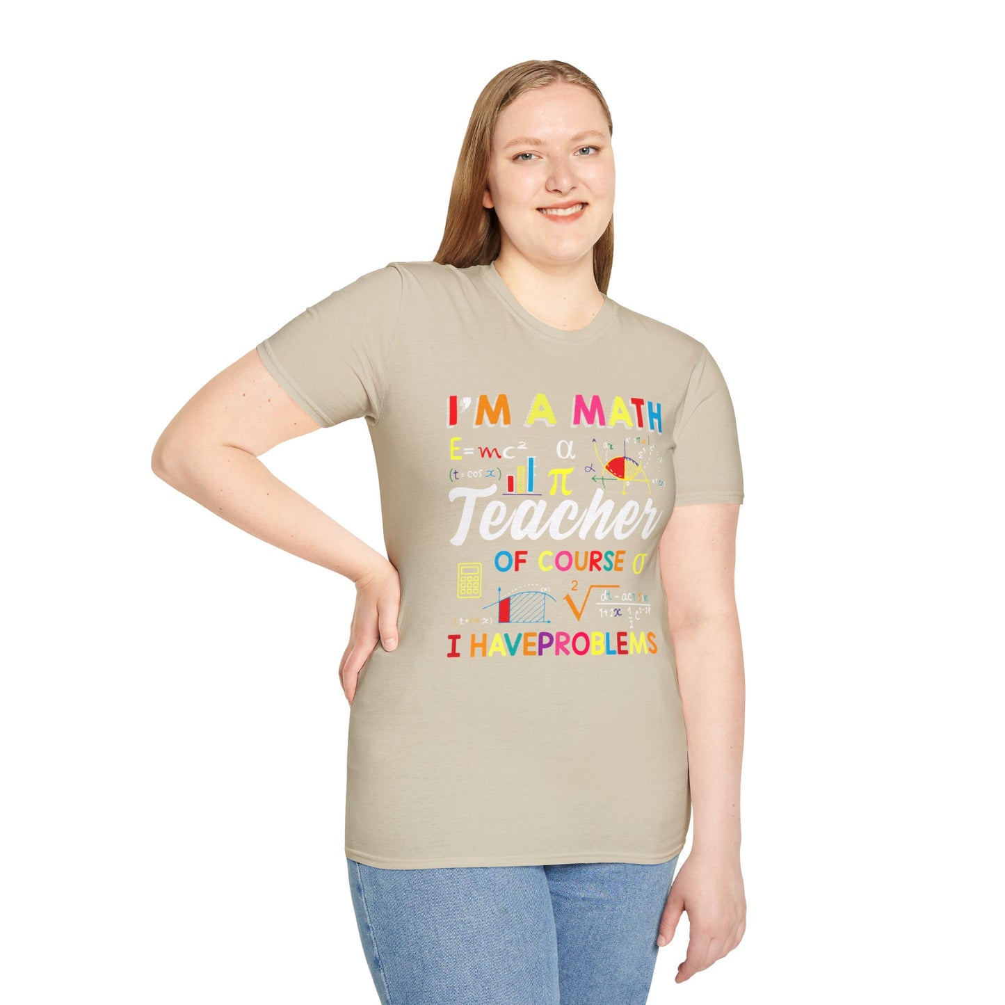 I'm A Math Teacher Colorful T-Shirt