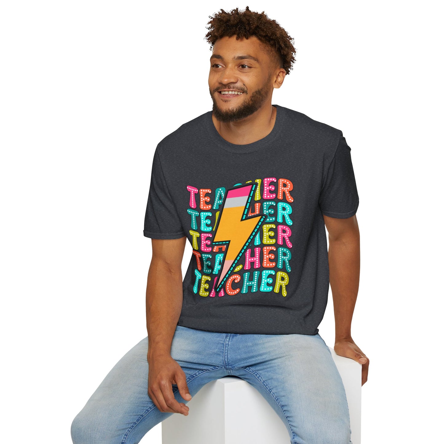 Teacher Pencil Bolt T-Shirt