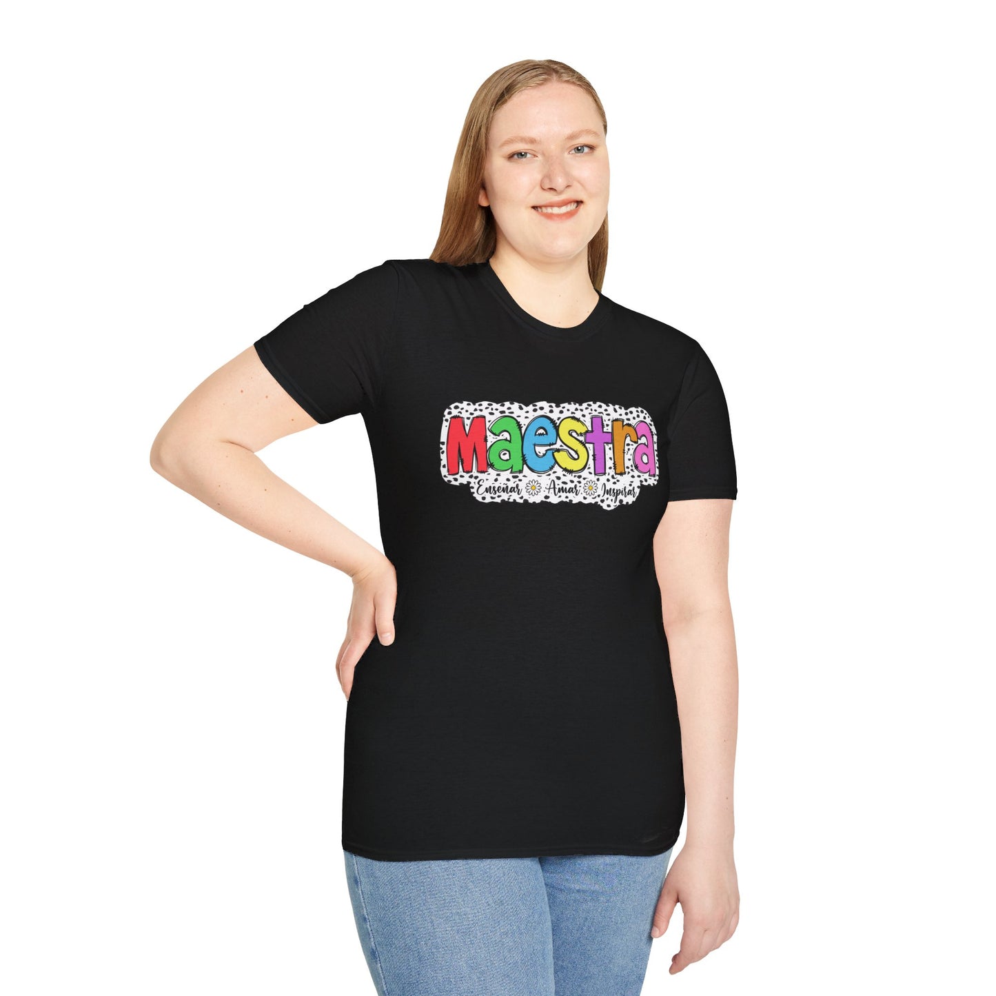 Maestra Enseñar Amar Inspirar T-Shirt