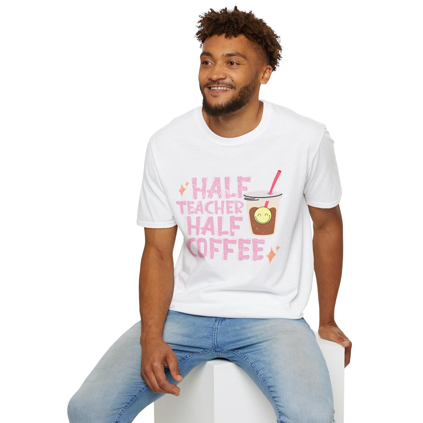 Half Teacher Half Coffee T-Shirt