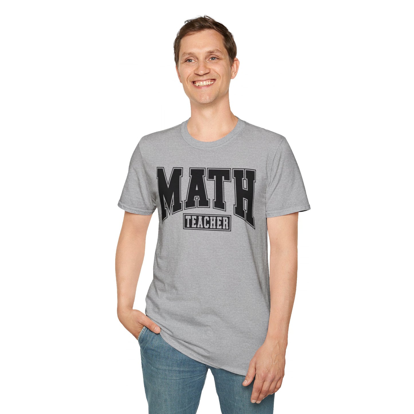 Math Varsity Letters T-Shirt