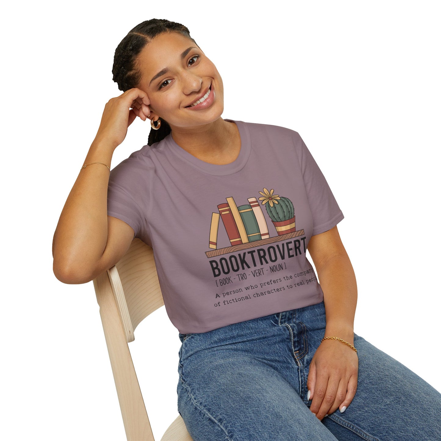 Booktrovert Books Cactus T-Shirt