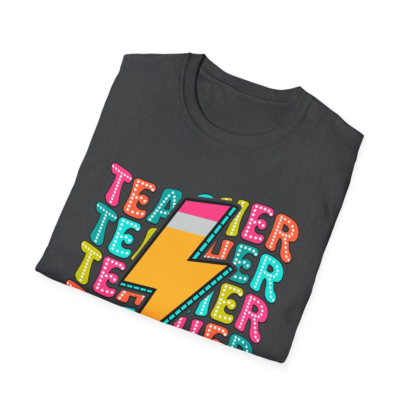 Teacher Pencil Bolt T-Shirt