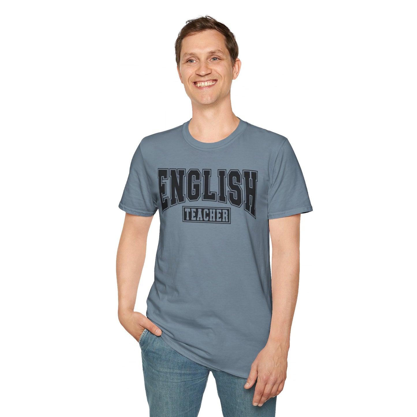 English Teacher Varsity Letters T-Shirt