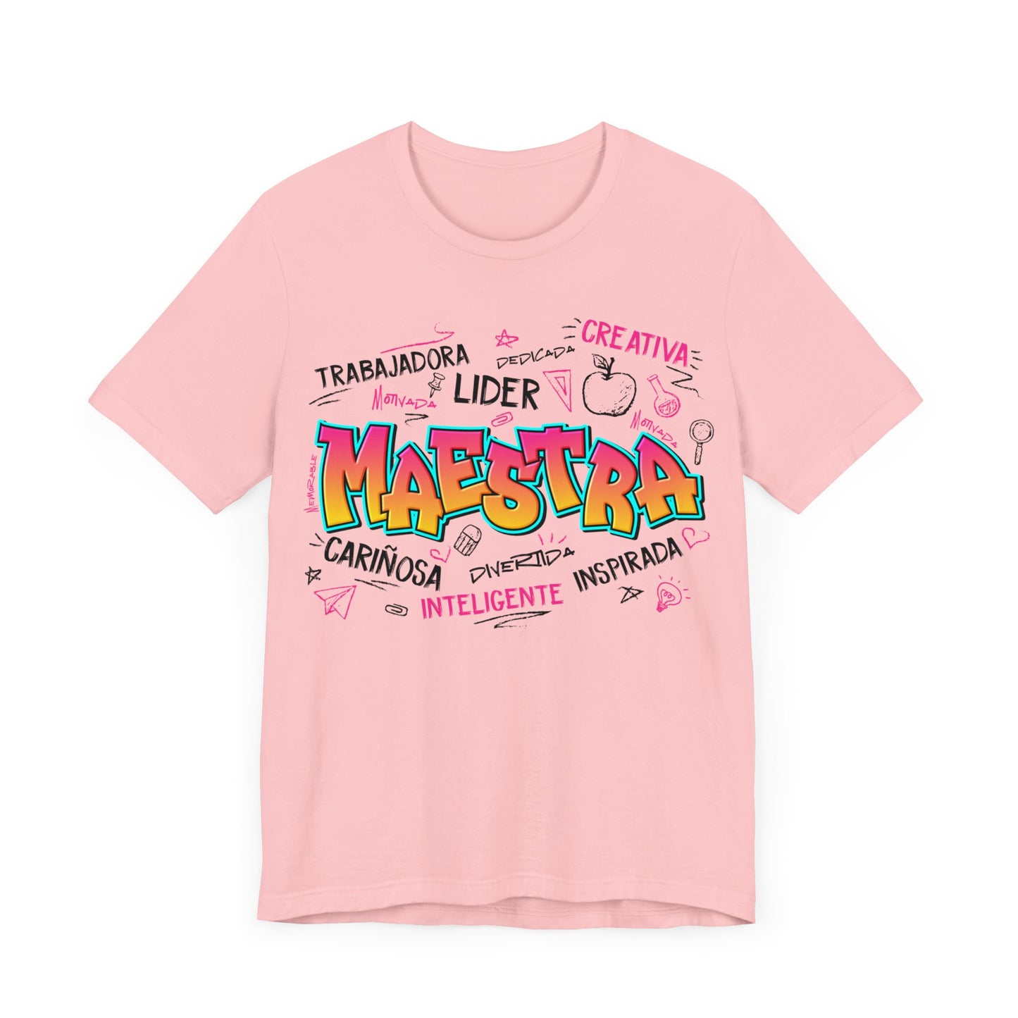 Maestra Graffiti Black Font T-Shirt