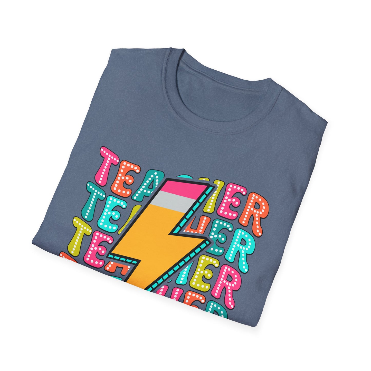 Teacher Pencil Bolt T-Shirt