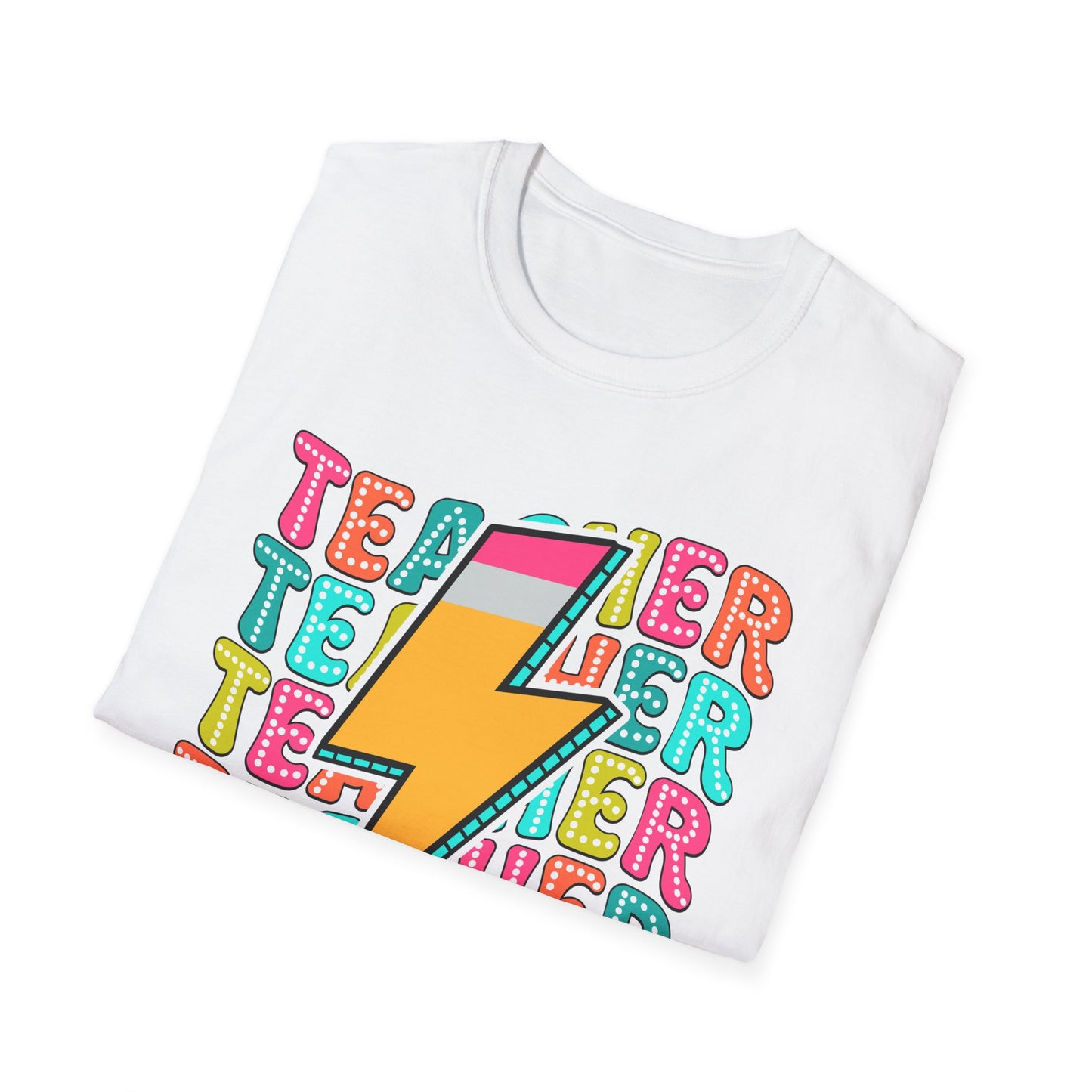 Teacher Pencil Bolt T-Shirt