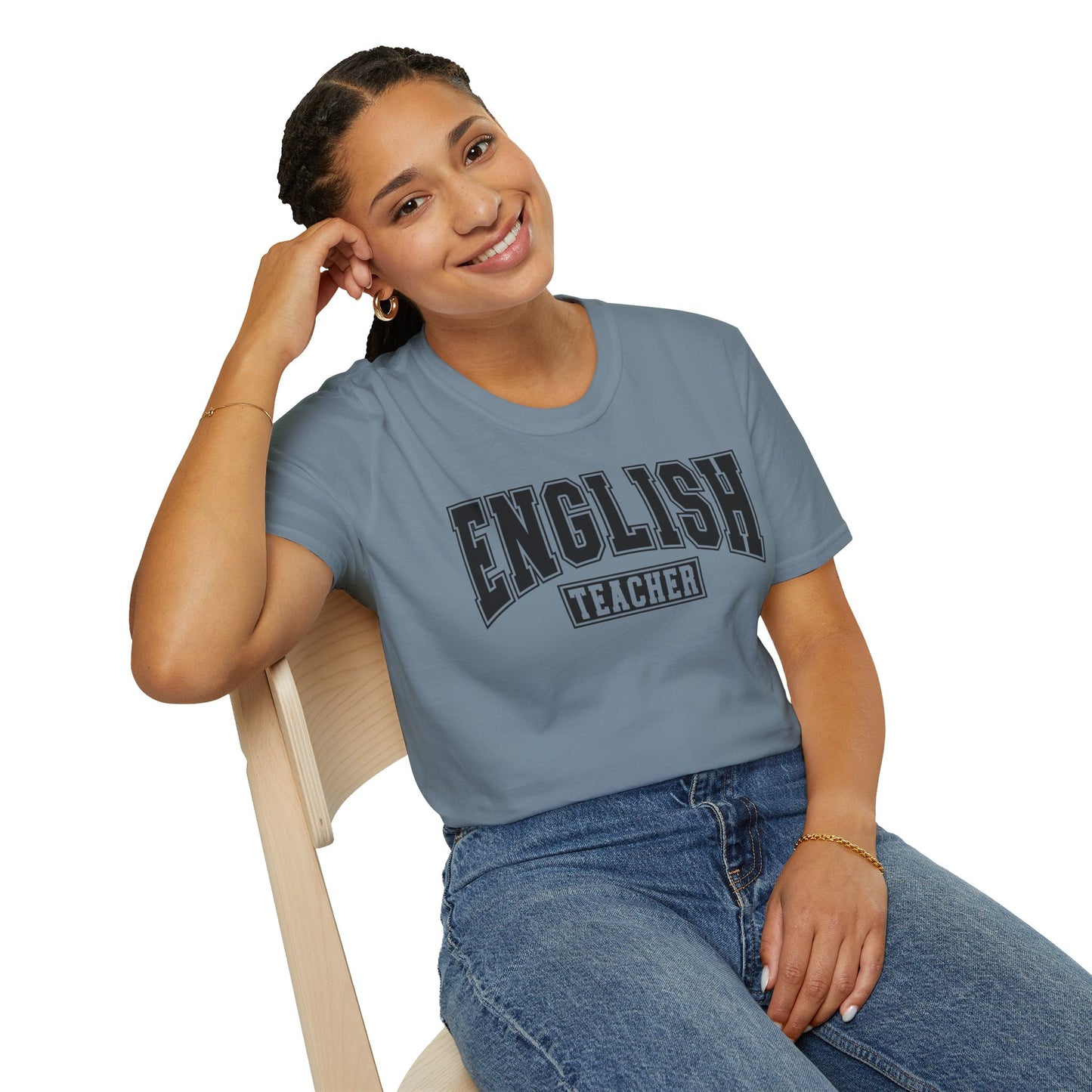 English Teacher Varsity Letters T-Shirt