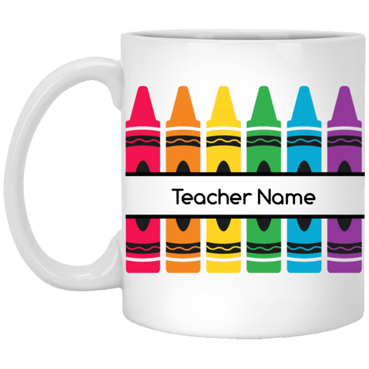 Personalized Crayon Mug